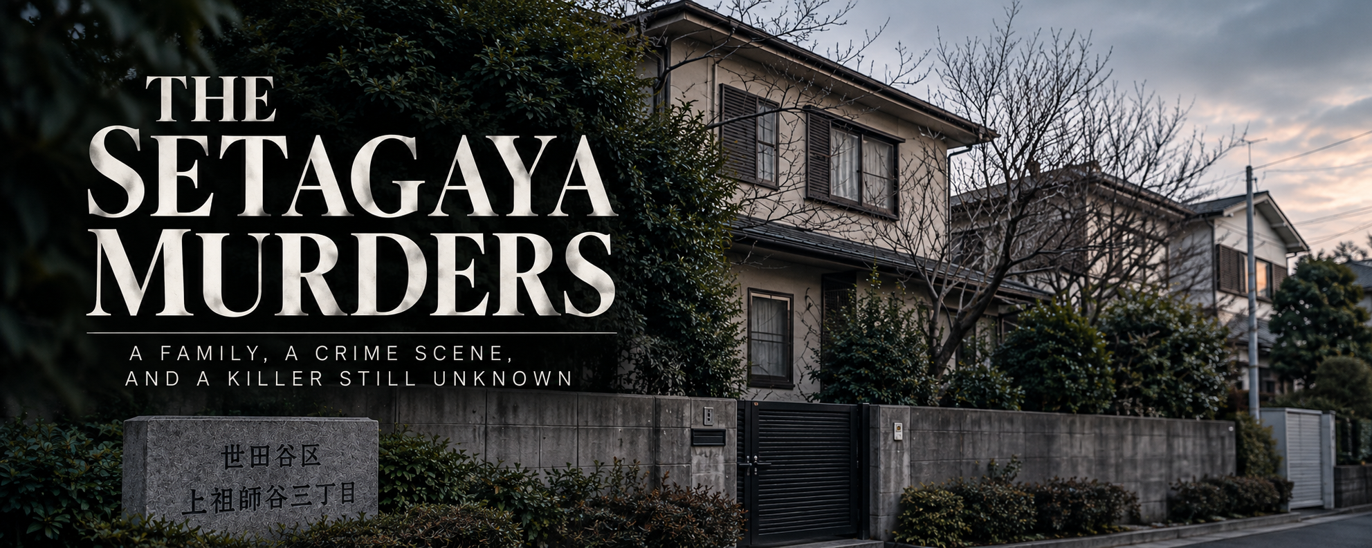 The Setagaya Family Murders: Twenty-Five Years of Evidence Without an Answer